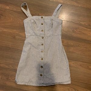 Stripped Mini Dress